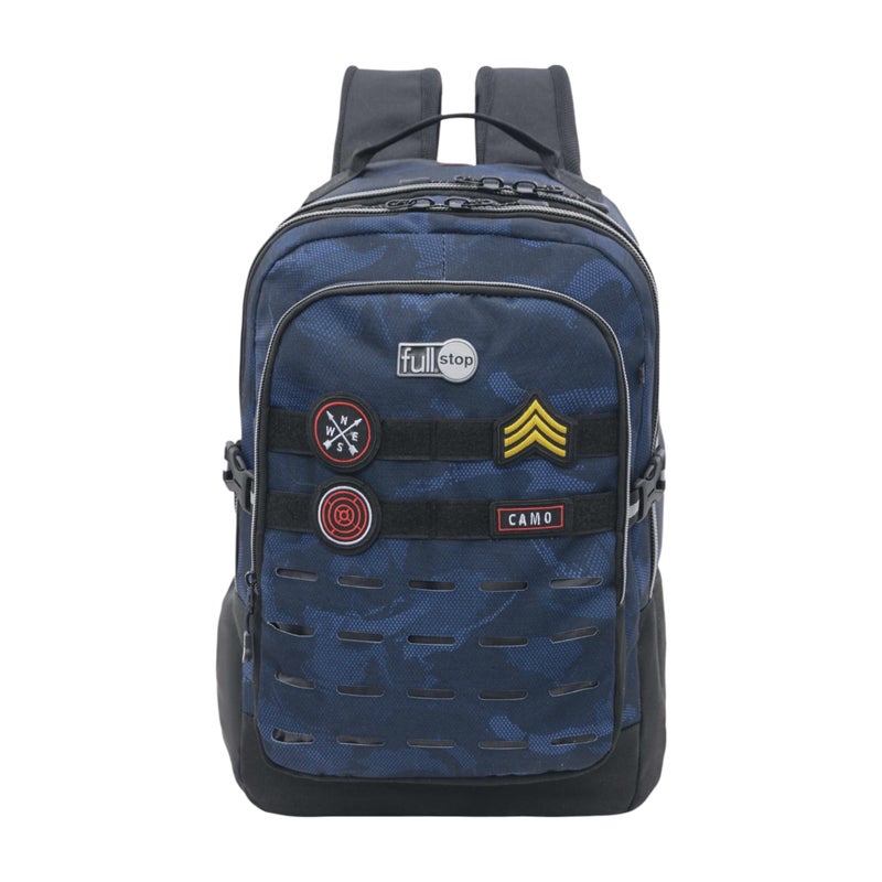 Full Stop Camo Printed School Backpack for Boys - Image 1
